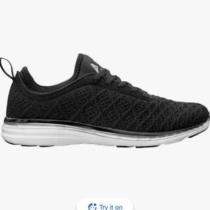 APL Women's Black Knit Athletic Sneaker